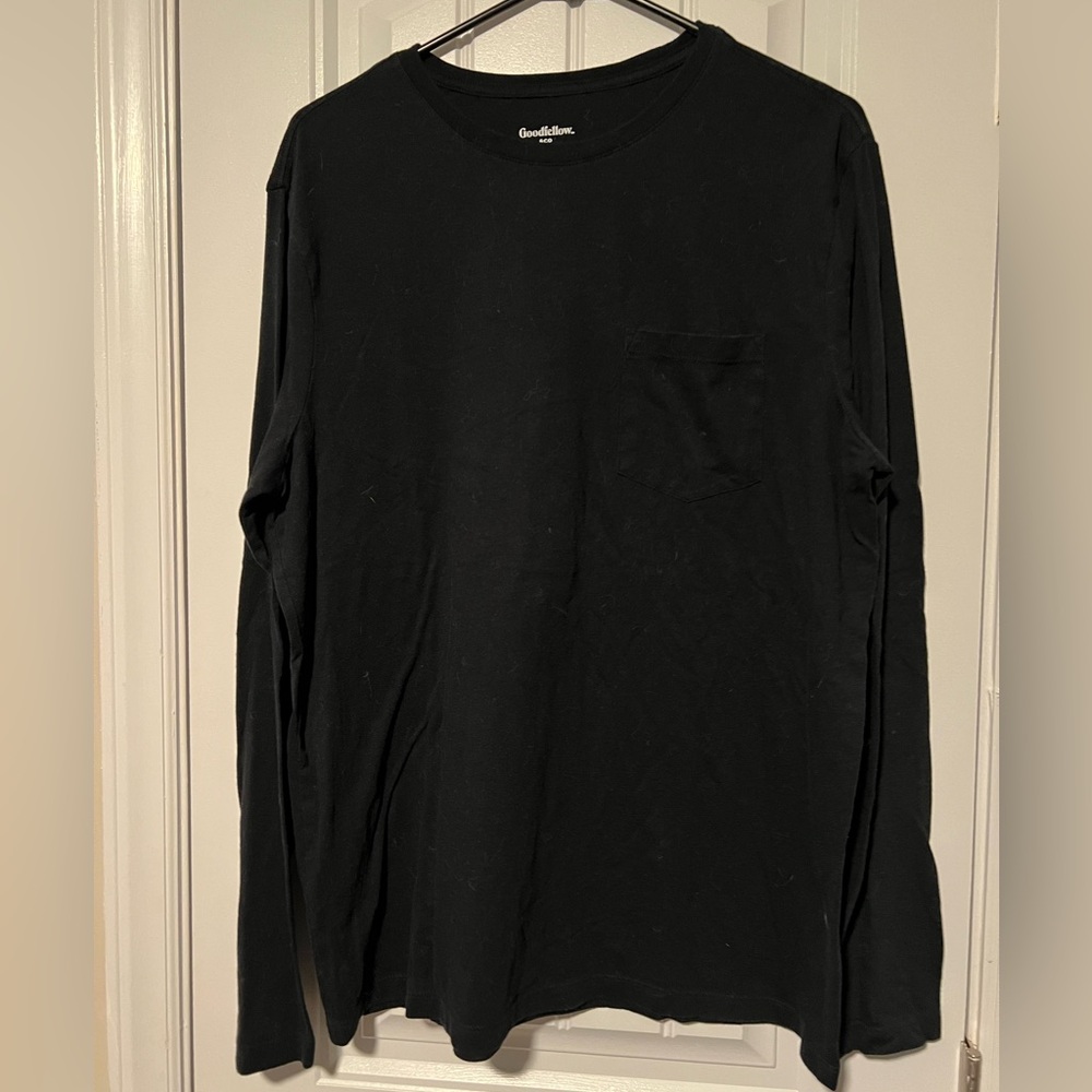 Goodfellow & Co Men's Black Long Sleeve Tee